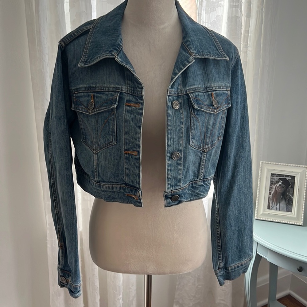 Cropped Denim Jacket